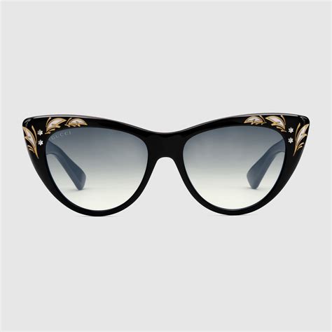 gucci cat eye sunglasses dupe|gucci 55mm cat eye sunglasses.